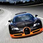 Bugatti Veyron Super Sport front view ehra-lessien track