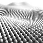 wave formations to horizon in ball bearings render