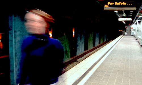 can loneliness kill you blurry person subway