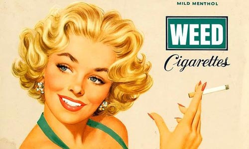 vintage kool cigarettes pin up ad by ben-hur baz