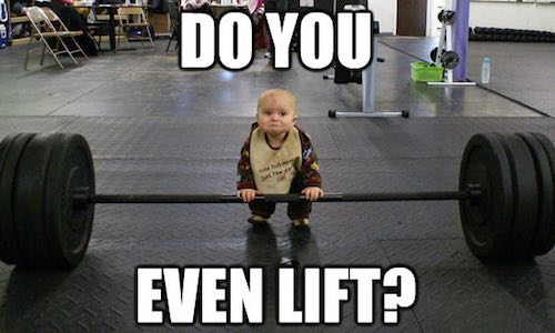 what animal do you even lift baby meme