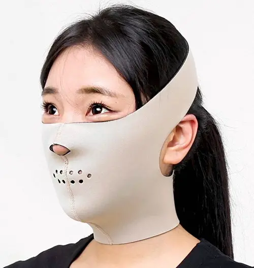 japanese face lift device for muscle strength and frown line