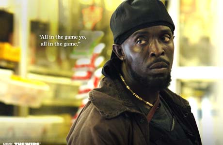 omar the wire hbo all in the game