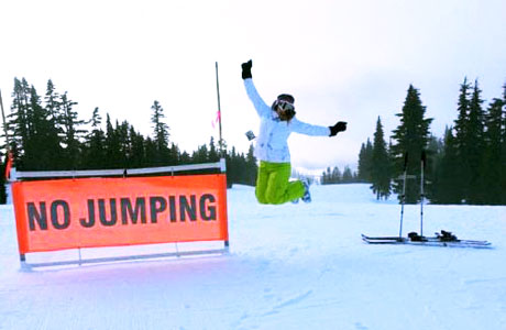 thechive no jumping jumping skier dusk i do what i want