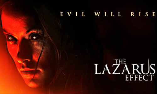 olivia wilde turns evil coming back from the grave in the Lazarus Effect movie poster