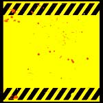 yellow black vector warning sign